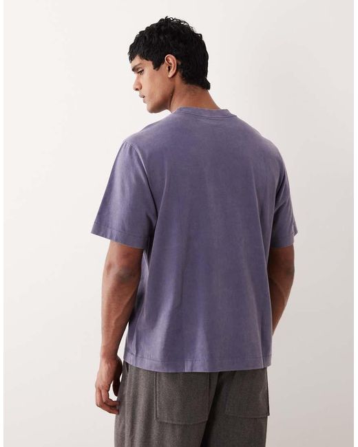Abercrombie & Fitch Purple Western Embroidered T-shirt for men