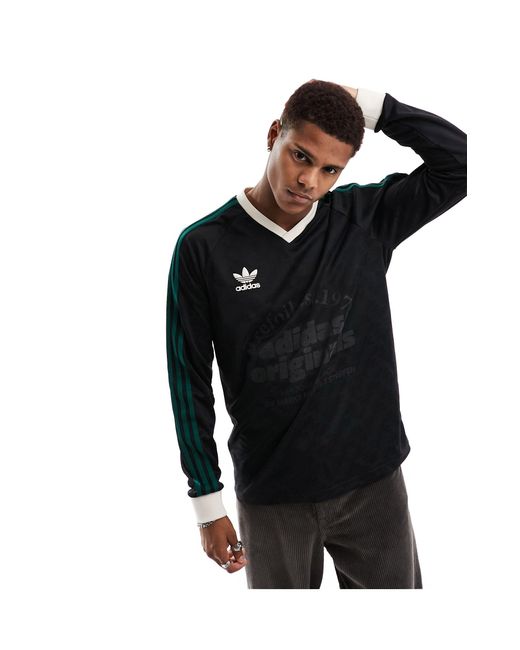 Adidas Originals Black Graphic Jersey for men