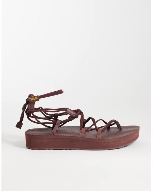 Teva Brown Midform Infinity Sandals