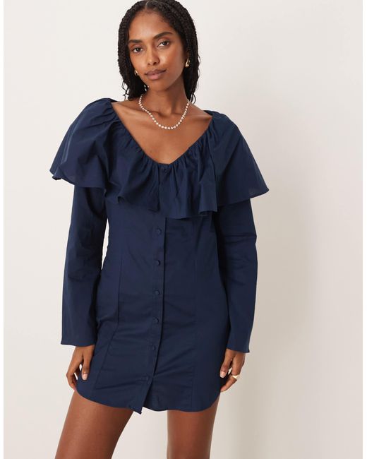 short burgundy dress with Embroidered Top long sleeve bridal shower Size:I (60-62) plus size women linen dresses