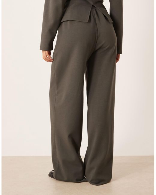 ASOS Multicolor Co-ord Interlock Wide Leg Trouser