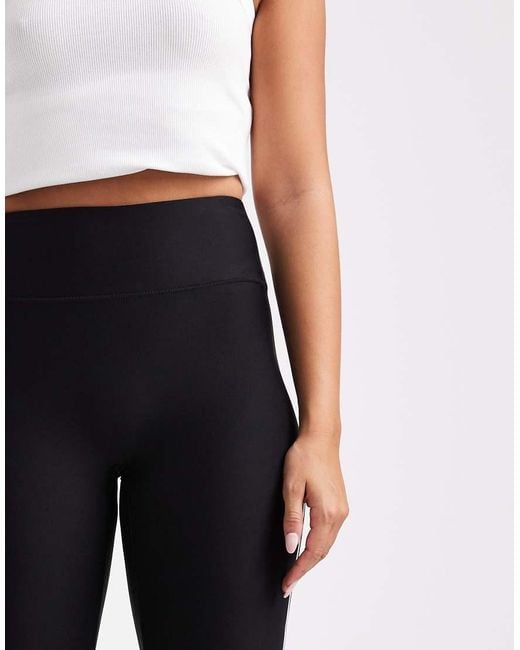 Cotton On Black Fleece Lined Flare Trouser