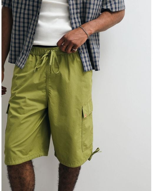 Collusion Green Cargo Jort for men