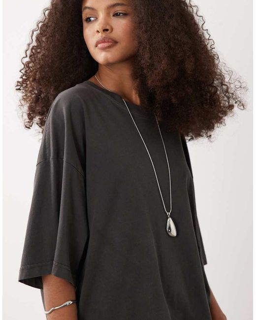 ARKET Black Oversized T-shirt