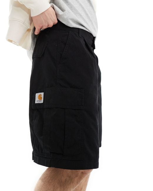 Carhartt Black Cole Cargo Shorts for men
