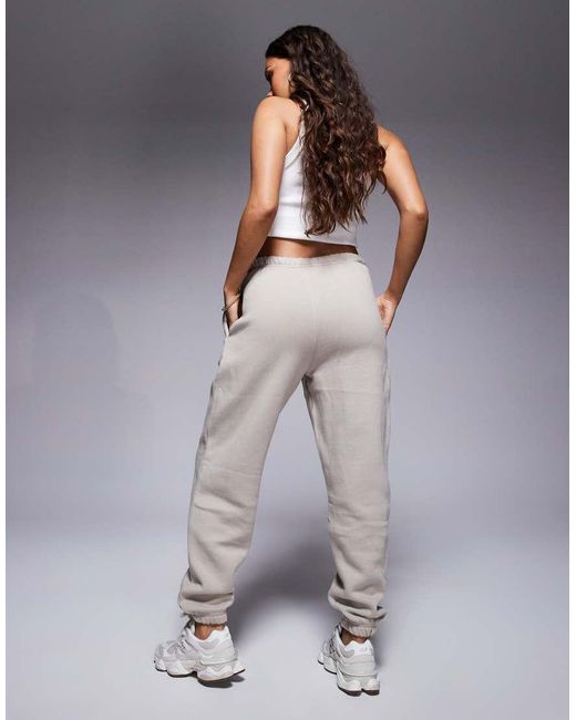 Kaiia Gray Petite Cotton Blend Cuffed joggers