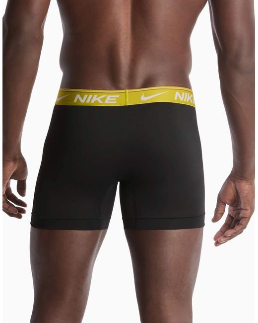 Nike Blue Ultra Comfort 3 Pack Boxer Briefs for men
