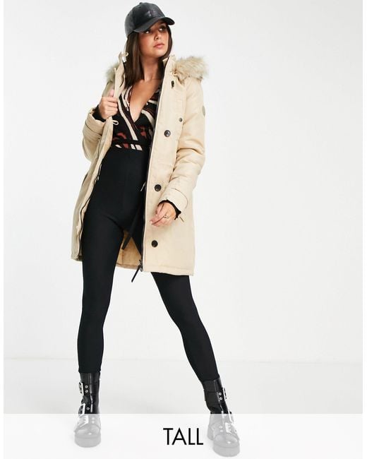 Vero moda faux cheap fur hooded parka