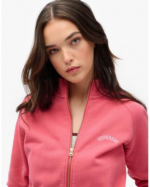 Superdry Red Essential Logo Track Top