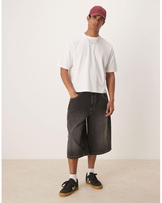 T-shirt coupe carrée oversize à imprimé serpent ASOS pour homme en coloris Natural