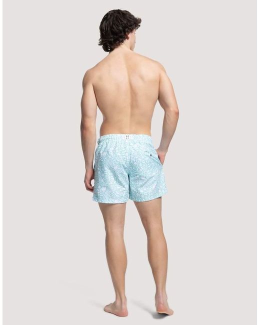 Apreslife Blue Under The Sea Swim Shorts for men