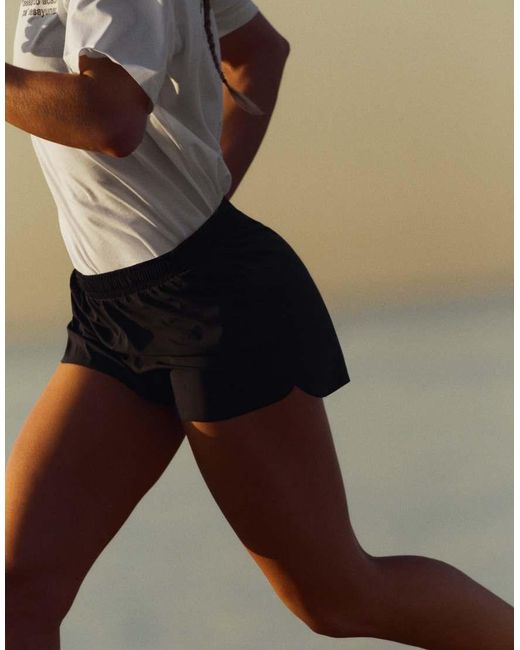 Oysho Black 6Cm Low-Rise Technical Shorts