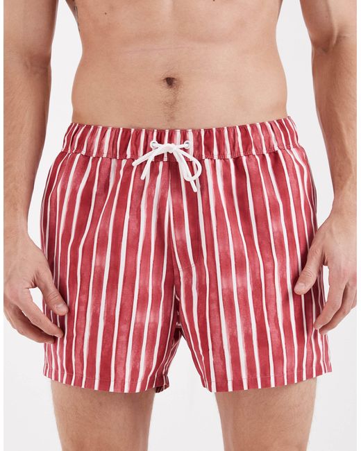 Short ASOS pour homme en coloris Red