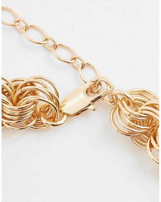 ASOS Metallic Large Loop Chain Necklace