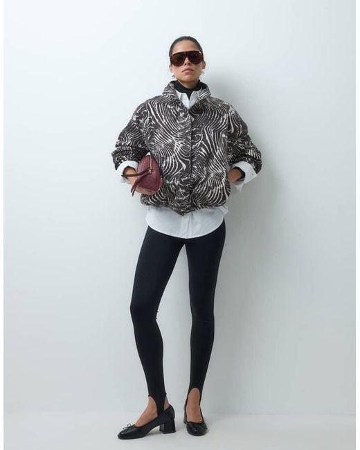 ASOS Gray Denim Funnel Neck Jacket
