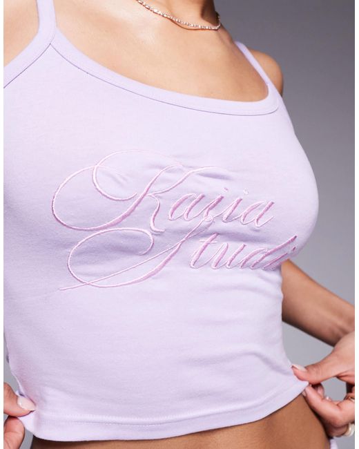 Kaiia Purple Studio – cropped trägertop