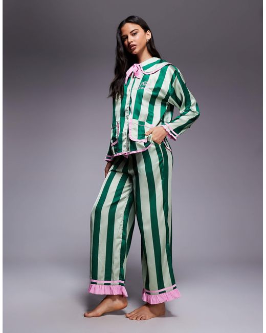 River Island Green – pyjama-set