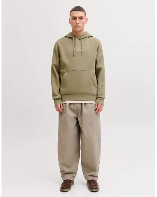 Jack & Jones Green Hoodie for men