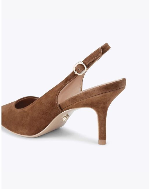 Carvela Kurt Geiger Brown Spirited Heeled Shoes