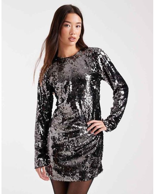 ONLY White Sequin Mini Dress
