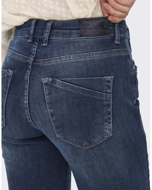 ONLY Blue Flared Fit Jeans
