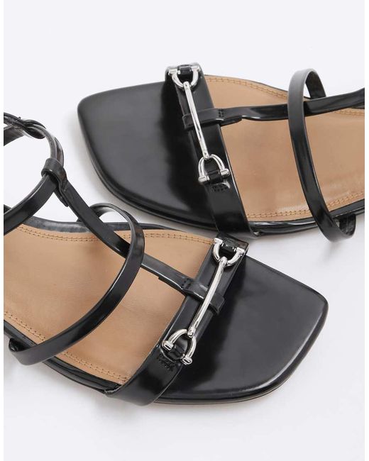 River Island White Strappy Flat Sandals