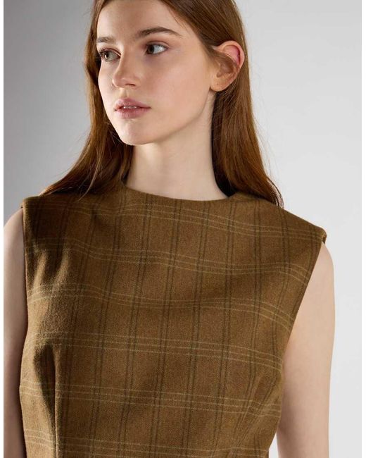 Glamorous Natural Tailored Fit Mini Dress