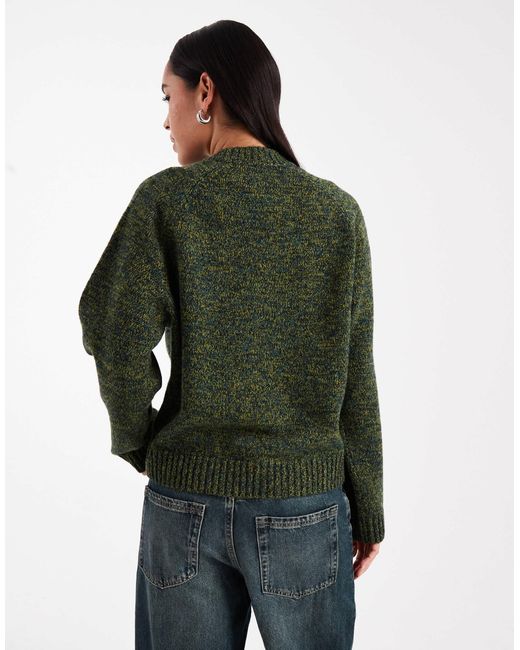 Pull - chiné Fred Perry en coloris Green