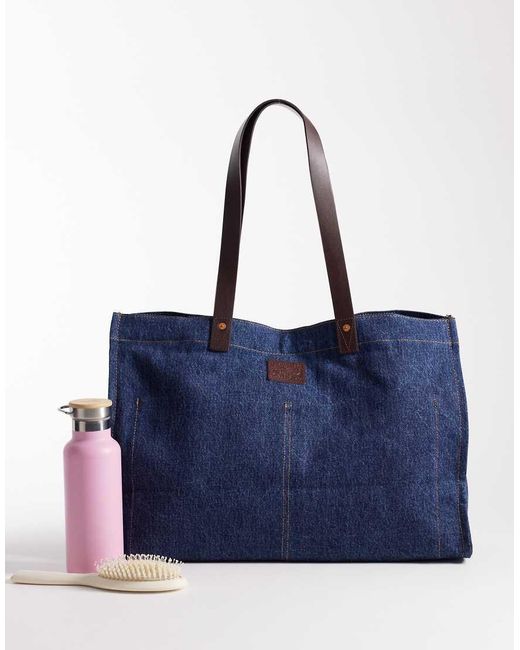 Levi's Blue All Day Canvas Tote Bag