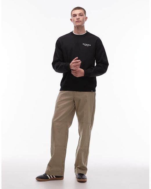 Dickies Black Oatfield Graphic Backprint Sweatshirt