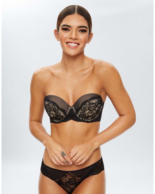 Ann Summers Gray Sexy Lace Planet Multiway Bra