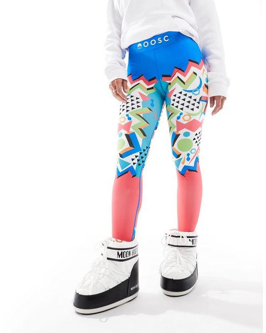 OOSC Blue Baselayer Ski Leggings Nuts Cracker