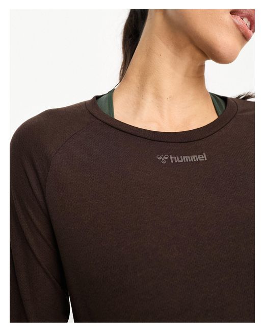 Hummel – t-shirt aus netzstoff in Schwarz | Lyst DE