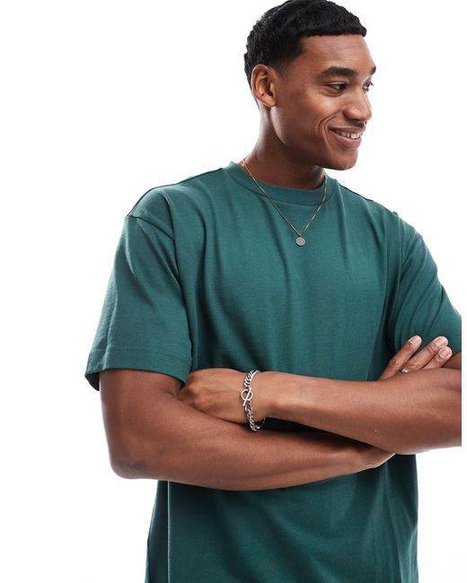 Cotton On Cotton on – kastiges basic-t-shirt in Blue für Herren