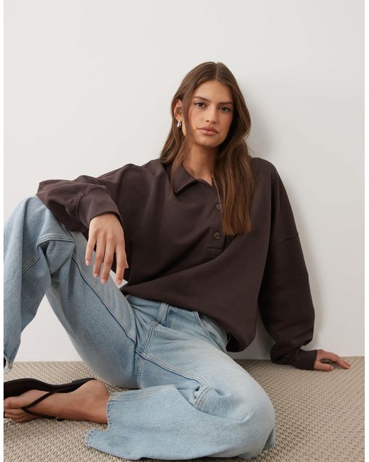 Polo ARKET en coloris Brown