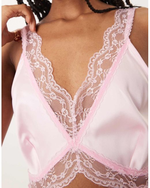 Never Fully Dressed Pink – mimi – midaxi-kleid aus satin