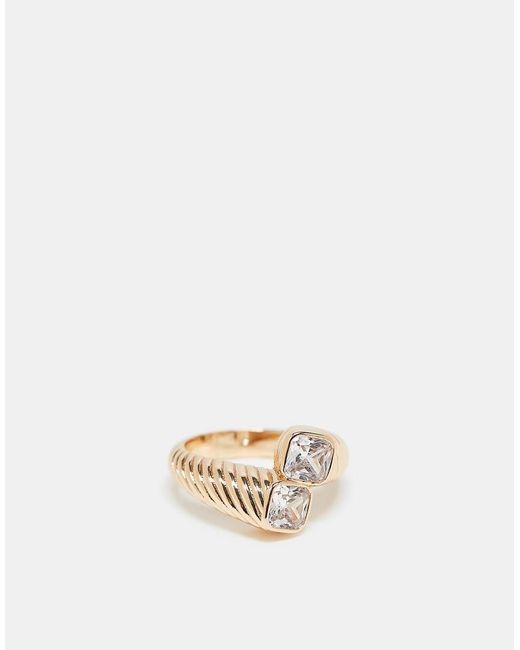 ALDO White Abernathie Stacking Ring