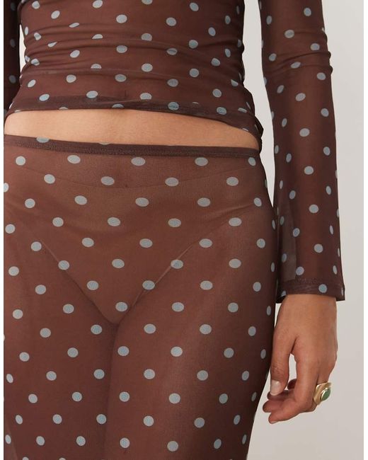 Gonna Lunga di ASOS in Brown