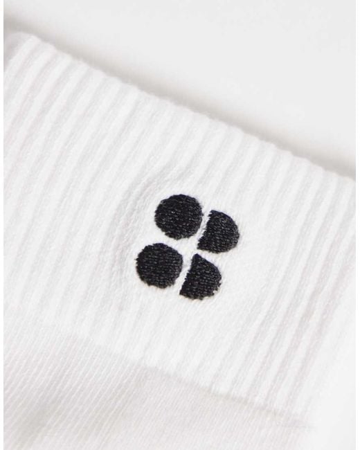 Sweaty Betty White Essentials 3 Pack Mini Crew Sock