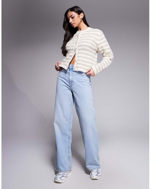 The Frolic White Exclusive Fluffy Knit Button-through Cardigan