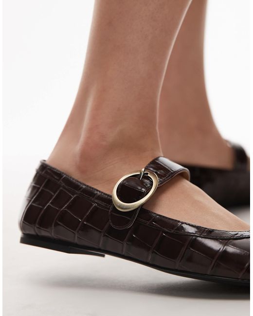 Ballerines babies en cuir & Other Stories en coloris Brown