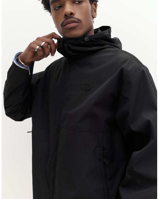 Pull&Bear Blue Lightweight Stwd Raincoat for men