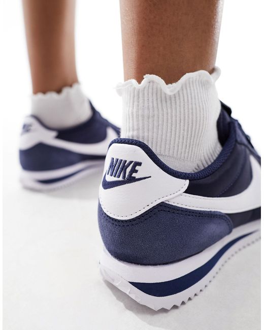 Nike Blue Cortez Nylon Trainers