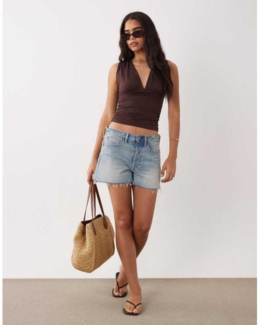 Cotton On Brown Ellie Wrap Halter