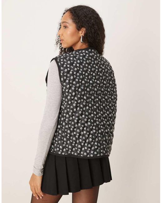 Glamorous Black Quilted Gilet