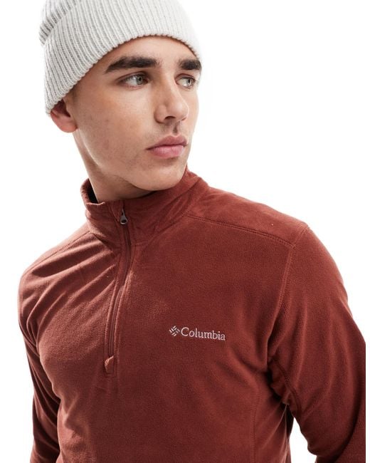 Columbia – klamath range ii – fleece-pullover in Red für Herren