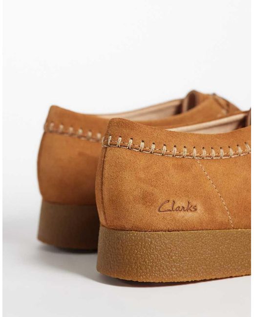 Clarks Brown Wallabeeevosh Shoes