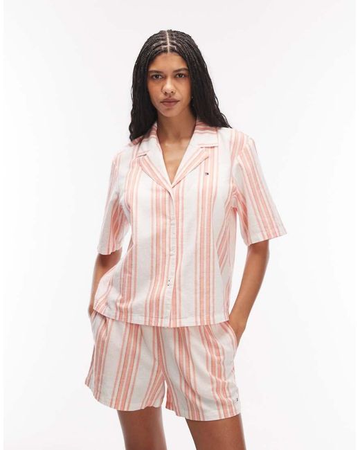 Tommy Hilfiger Pink Essentials Pyjama Set