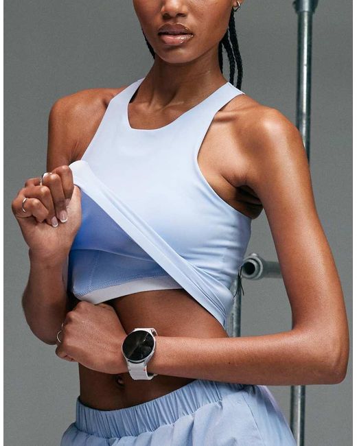 4505 Gray Premium Internal Support Running Vest With Bonded Seams And Zip Phone Pocket