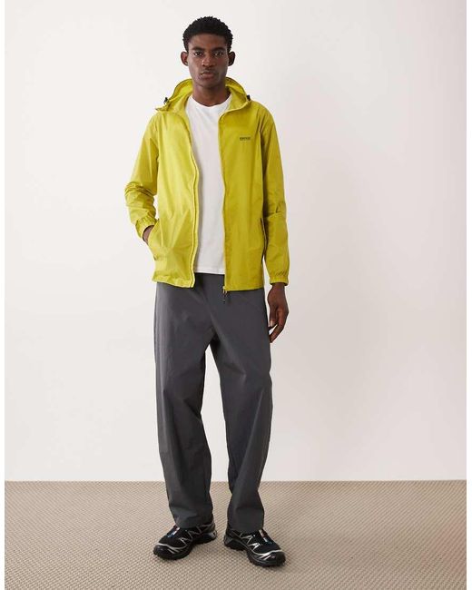 Regatta Yellow Waterproof Pack-It Iii Jacket for men